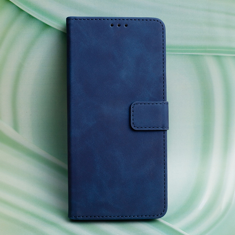 Etui Smart Velvet do Motorola Moto G24 / G04 granatowe