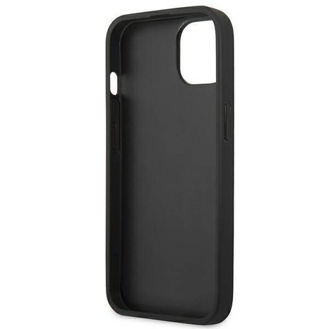 Oryginalne Etui IPHONE 14 PLUS BMW Leather Stamp (BMHCP14MSLLBK) czarne