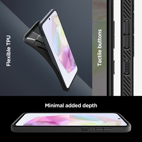Etui SAMSUNG GALAXY A35 5G Spigen Liquid Air Matte czarne