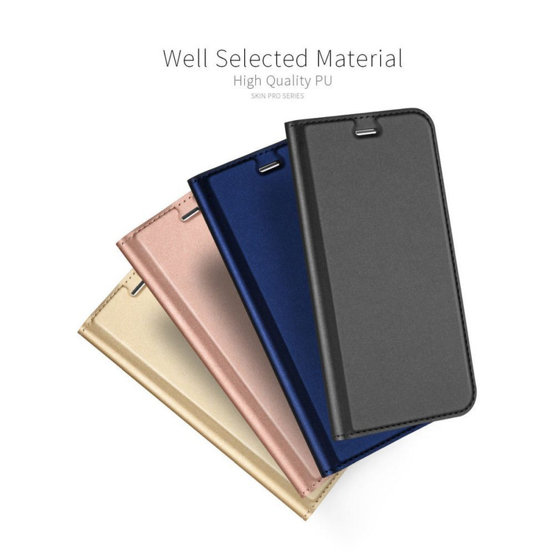 DUX DUCIS Hivo - skórzane etui portfelik do Samsung Galaxy S24 Ultra czarne