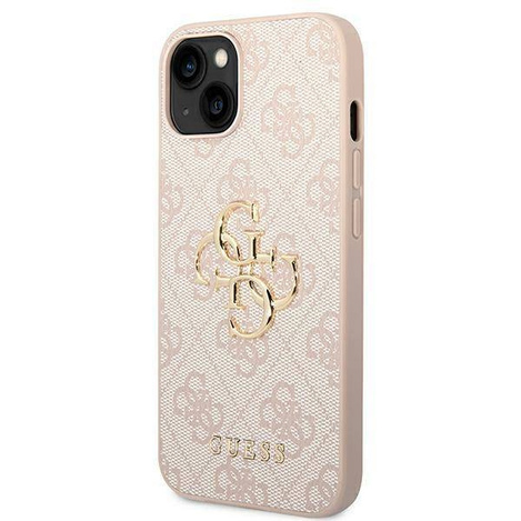 Guess 4G Big Metal Logo - Etui iPhone 14 (różowy)