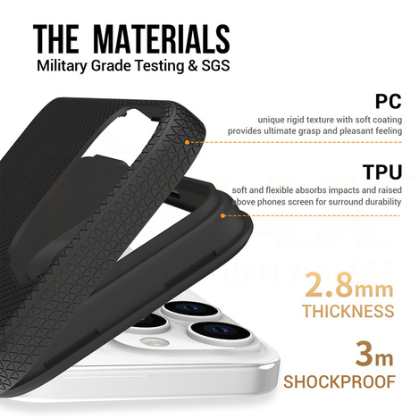 Vmax nakładka Triangle Case do Samsung A14 4G / 5G czarna