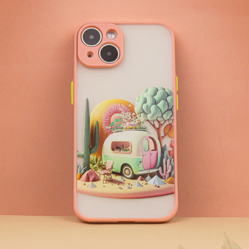 Nakładka Ultra Trendy do iPhone 12 6,1&quot; Travel różowa