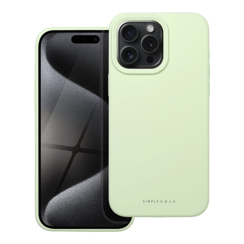 Futerał Roar Cloud-Skin - do iPhone 15 Pro Max Jasnozielony