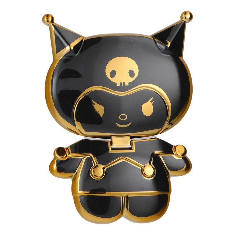 Stojak na telefon LALKA - naklejany - czarny