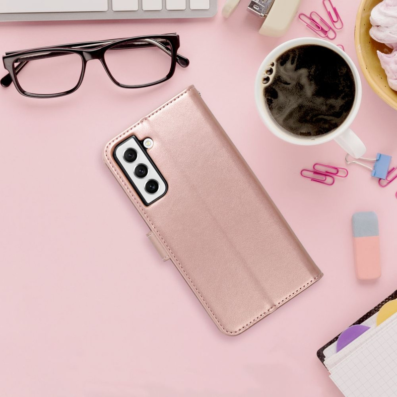 Kabura MEZZO Book do SAMSUNG S25 mandala złoty róż