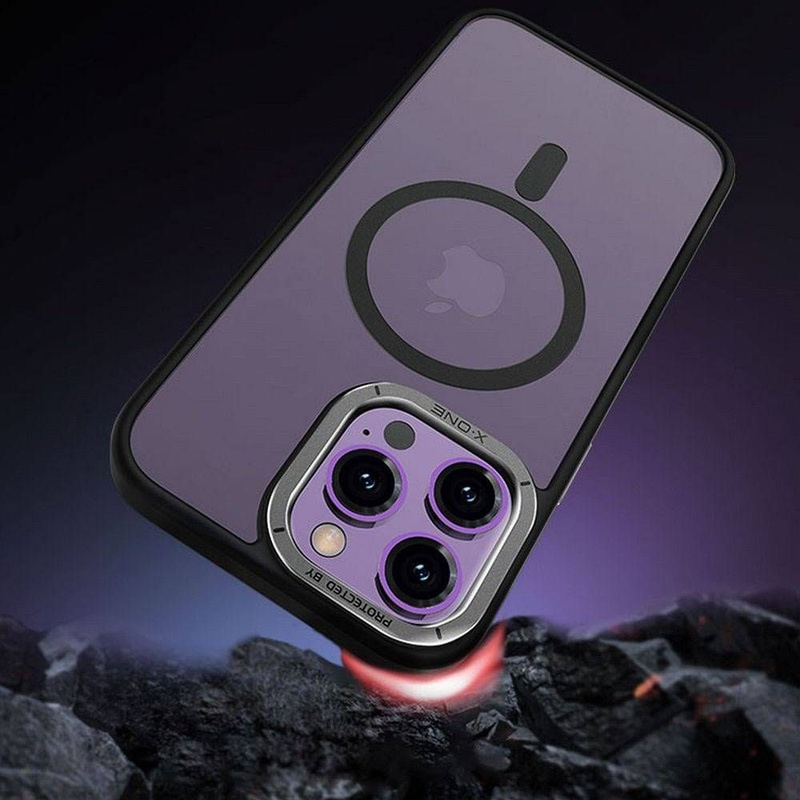Futerał X-ONE Dropguard Magnetic Case Air (kompatybilny z MagSafe) - do Apple iPhone 15 Pro czarny