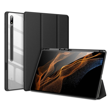 Case SAMSUNG GALAXY TAB S8 ULTRA 14.6 X900 / X906 Dux Ducis Toby Wallet with a Flap Books Leatherette black