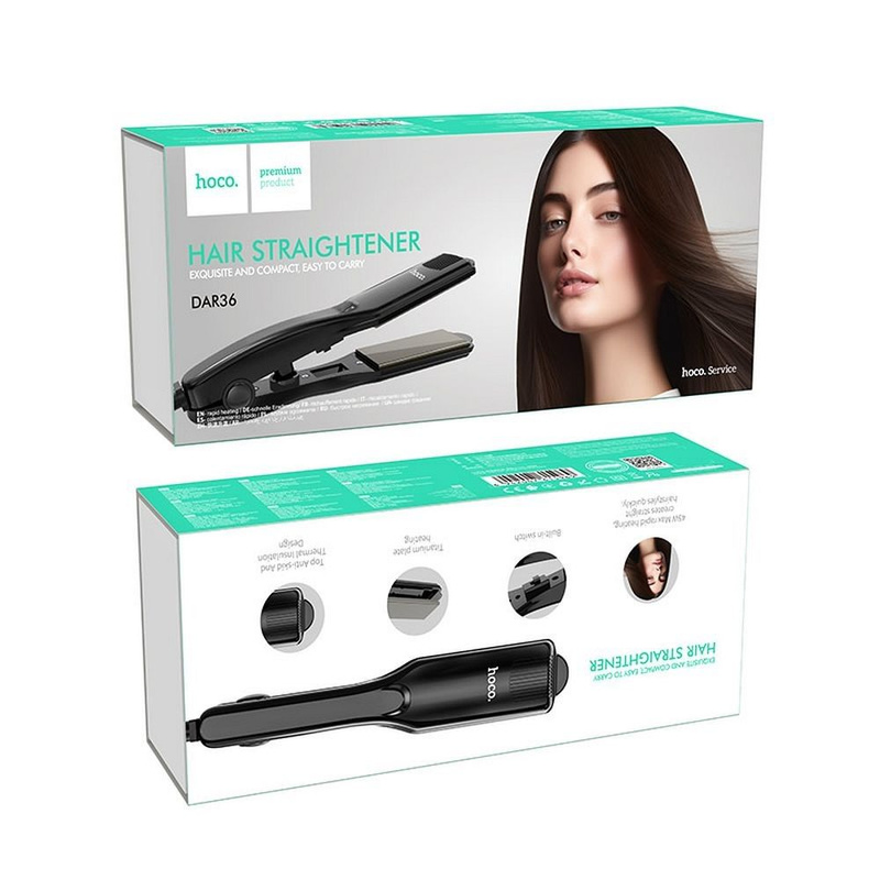 Prostownica do włosów Hoco DAR36 czarna