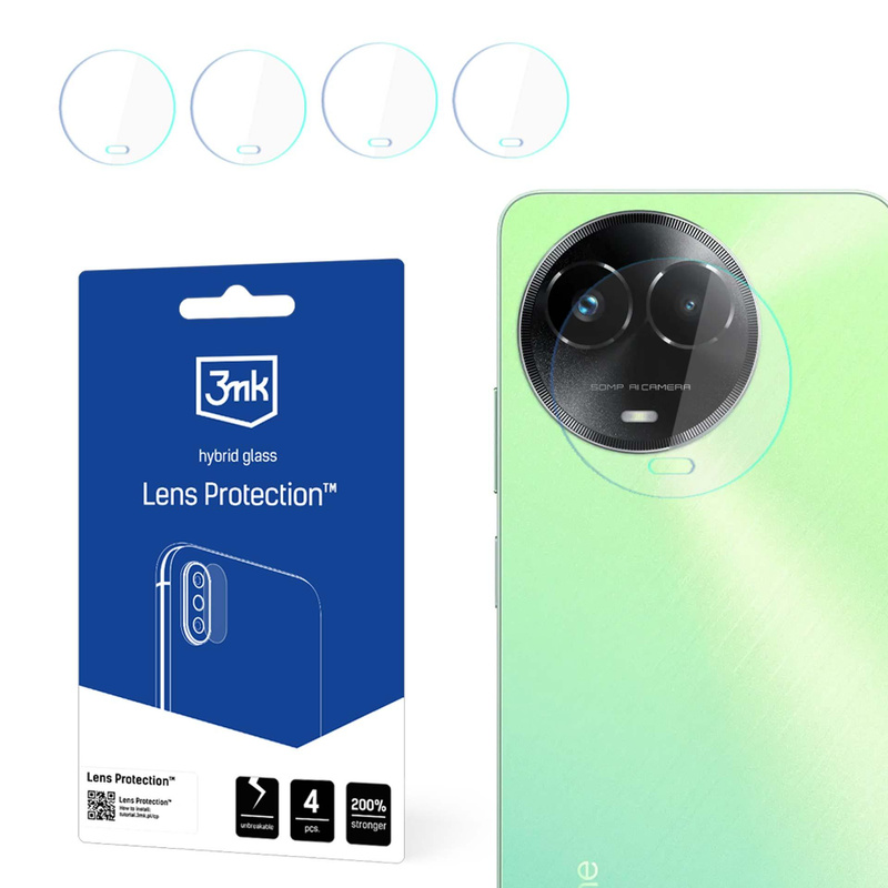 Szkło na aparat 3mk Lens Protection™ hybrydowe na Realme C67