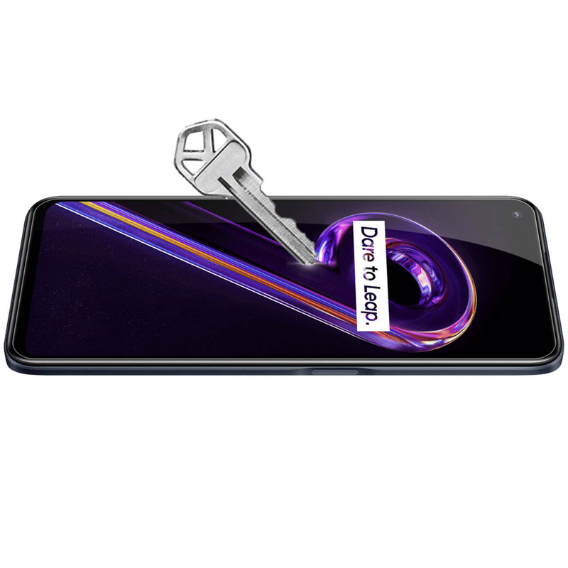 Nillkin CP + PRO ultradünnes Vollbild-Hartglas mit 0,2 mm Rahmen 9H Realme 9 Pro schwarz
