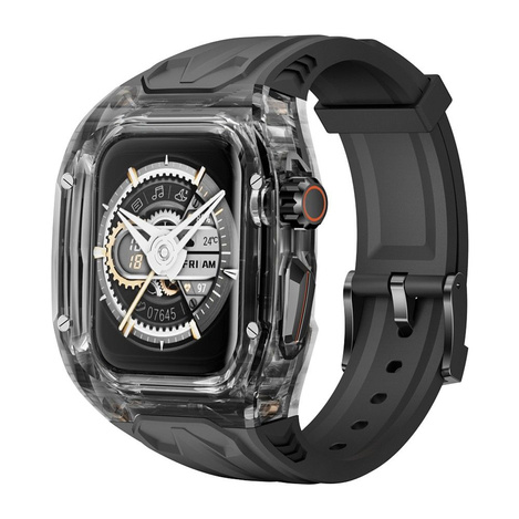 WiWU - Pasek do smartwatcha Wi-WB013 Rambo Watch Band 42/44/45mm - czarny