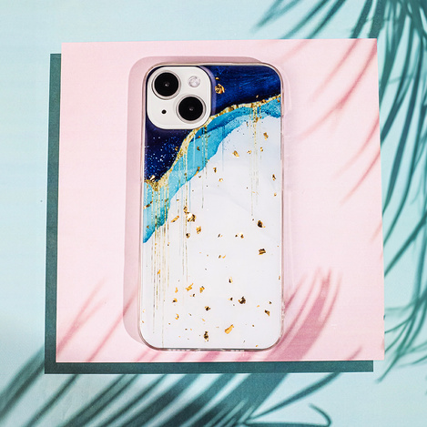 Nakładka Gold Glam do iPhone 15 6,1" Iceberg