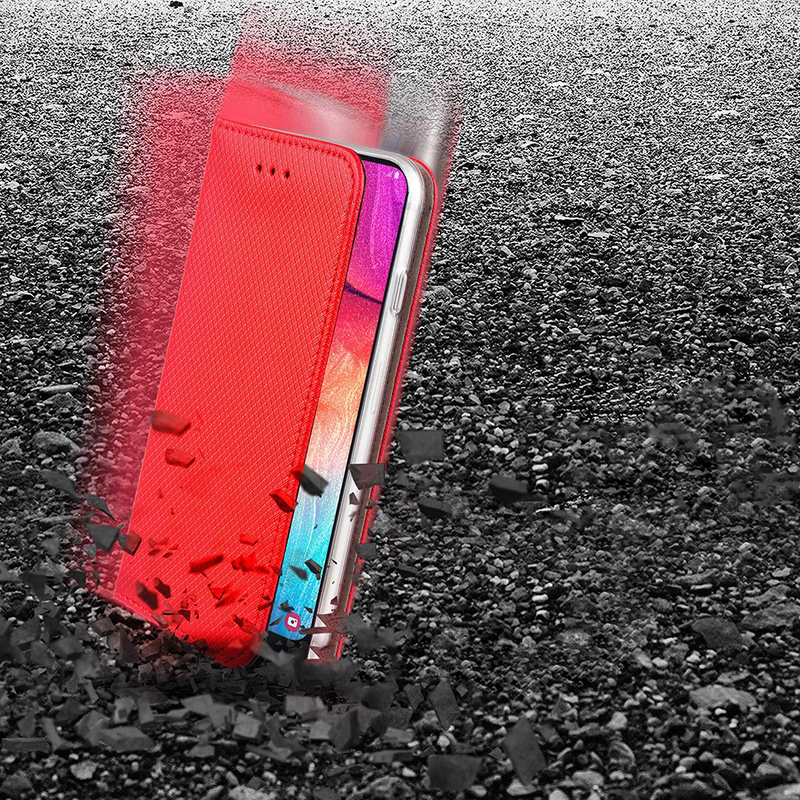 Etui Smart Magnet do Samsung Galaxy S25 czerwone