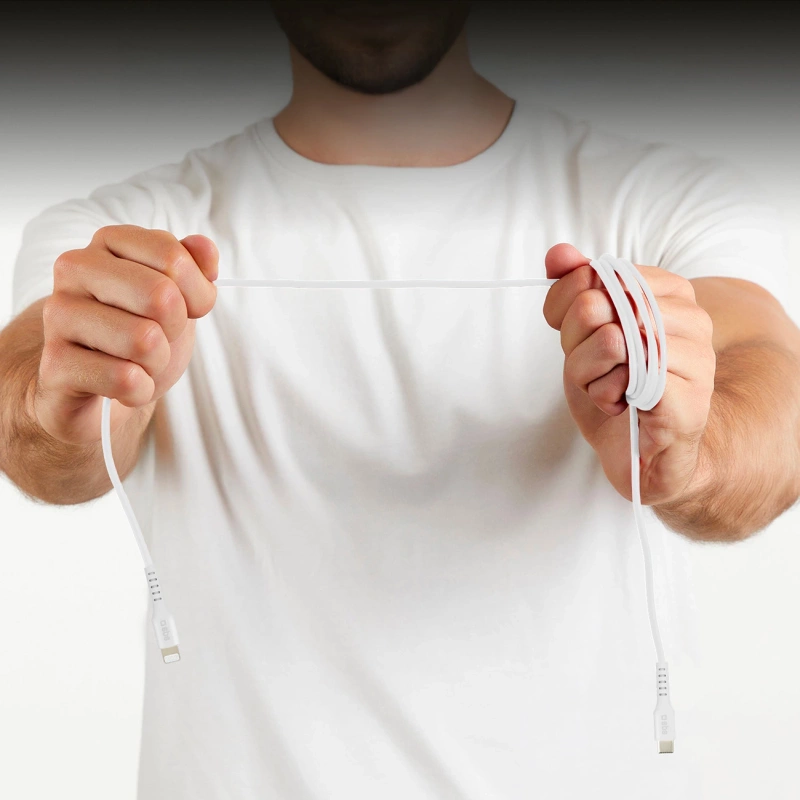 SBS TECABLELIGTC1W USB-C - Lightning Cable MFi Certified, 1m - White