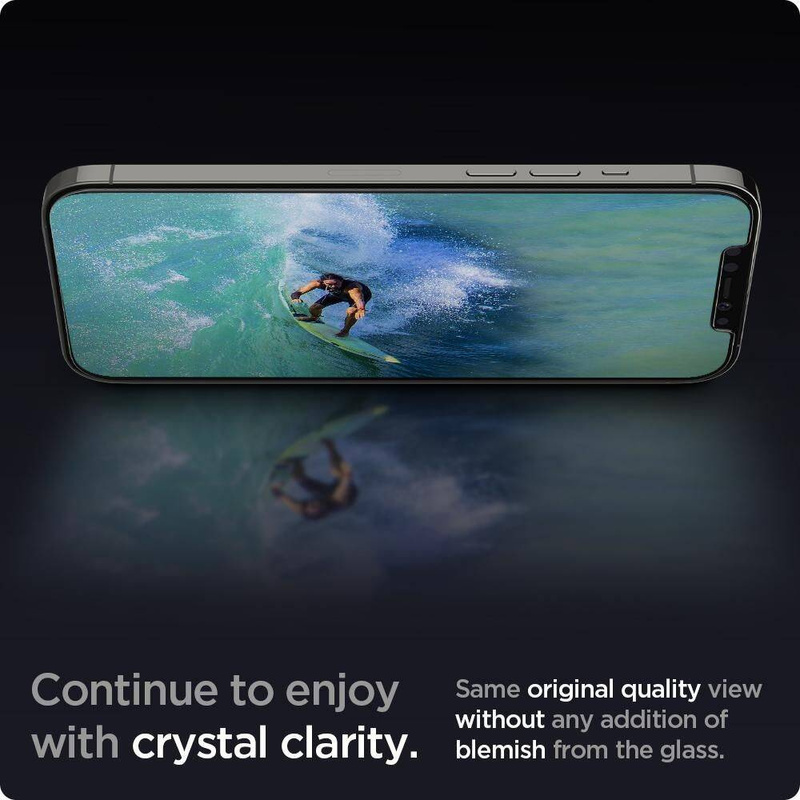 Szkło Hartowane Spigen Glass.Tr ”Ez Fit” 2-Pack Iphone 12 Pro / Iphone 12