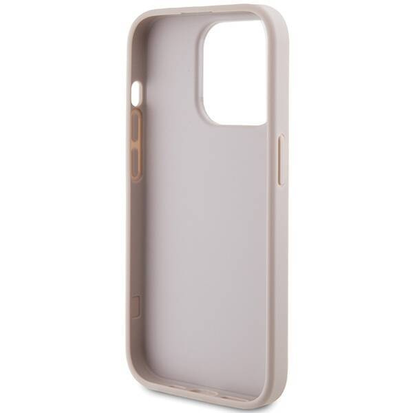 Original Case APPLE IPHONE 15 PRO Guess Hardcase 4G Stripe Collection (GUHCP15LG4GLPI) pink