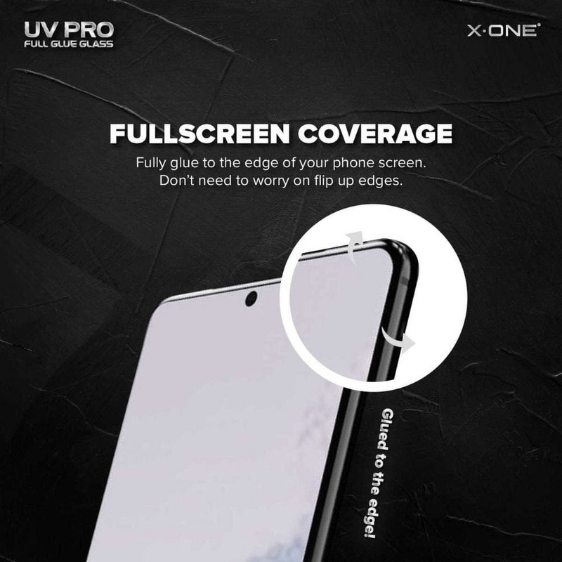 Szkło hartowane X-ONE UV PRO - do Samsung Galaxy S22 Ultra (case friendly) - działający czytnik