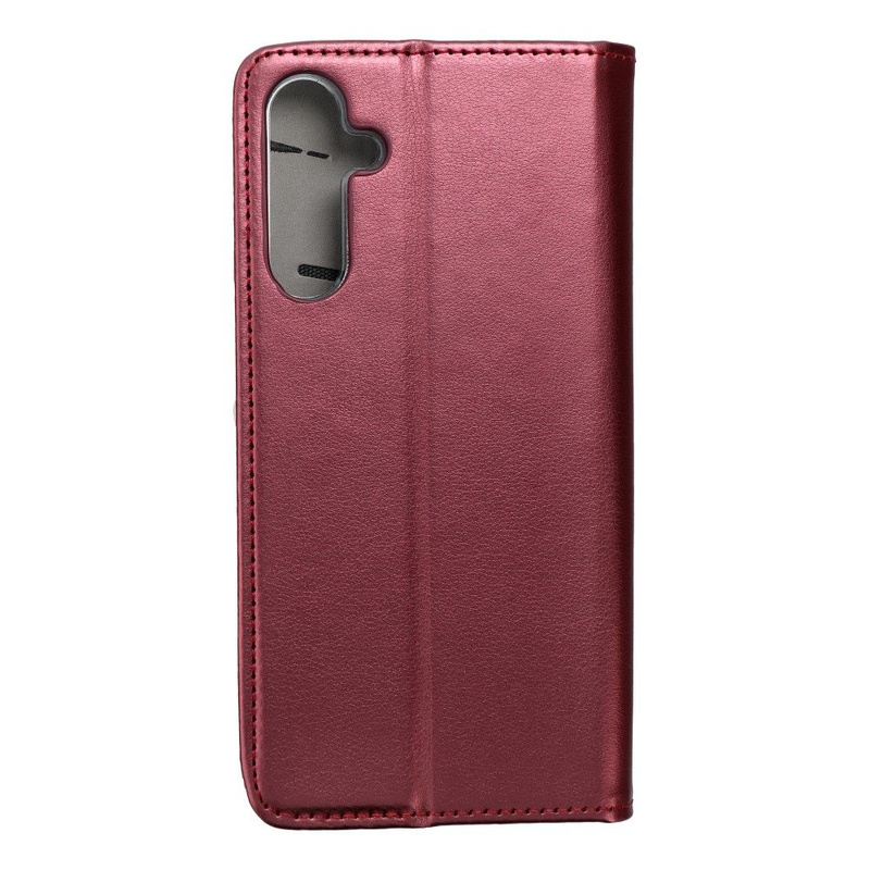 Kabura Smart Magneto do SAMSUNG A25 5G burgundowy