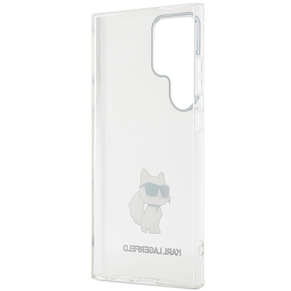 Oryginalne Etui KARL LAGERFELD hardcase IML Choupette KLHCS24LHNCHTCT do Samsung Galaxy S24 Ultra przezroczysty