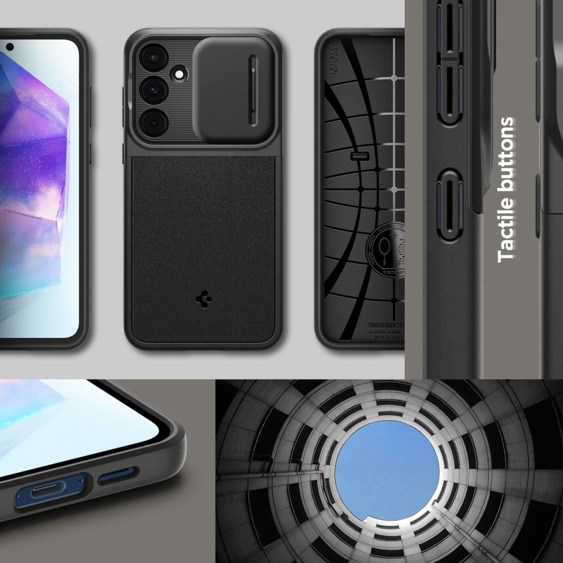 Spigen Optik Armor Sam A55 czarny/black ACS07535