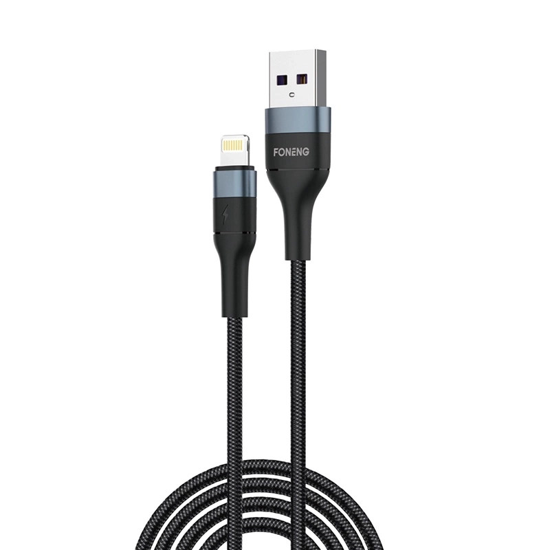 FONENG cable X51 Lightning 3A 2M Black