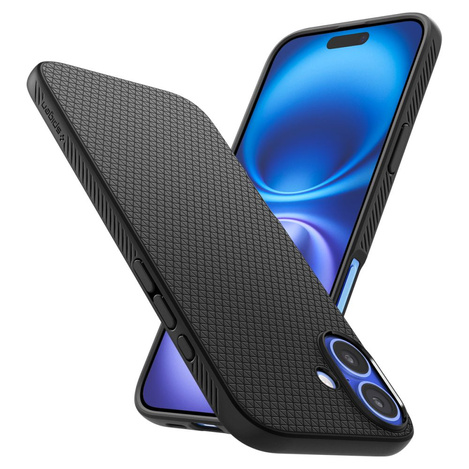 Spigen Liquid Air iPhone 16 Plus czarny/matte black ACS08066