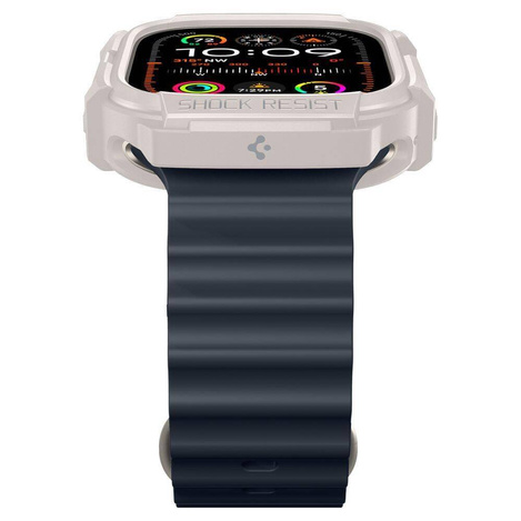 Etui APPLE WATCH ULTRA 1 / 2 (49MM) Spigen Rugged Armor beżowe