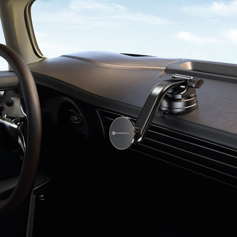 FORCELL F-Grip MagLuxe uchwyt samochodowy do szyby/deski/kratki magnetyczny czarny