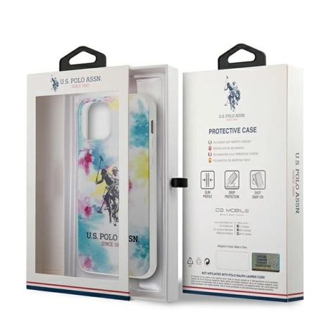 US Polo Assn Tie & Dye - Etui iPhone 12 / iPhone 12 Pro