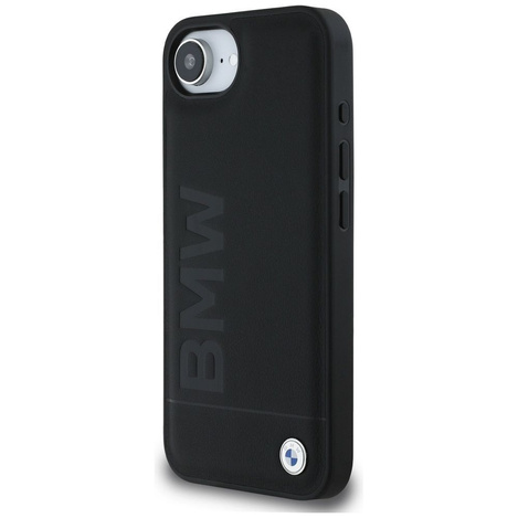 BMW futerał do IPHONE 16e (SE 4 2025) BMHCPSE4SLLBK (Leather Hot Stamp) black