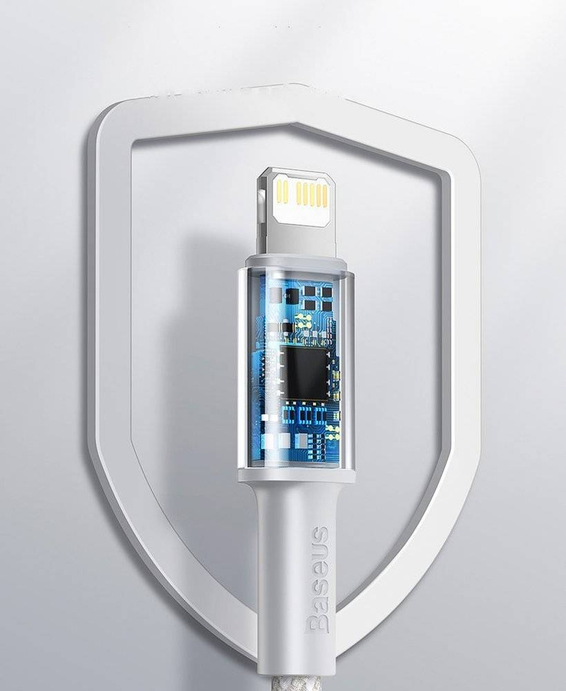 Baseus kabel USB Typ C - Lightning szybkie ładowanie Power Delivery 20 W 2 m biały (CATLGD-A02)
