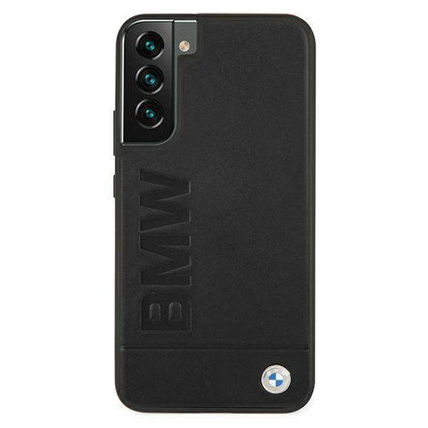 Case BMW BMHCS22MSLLBK S22 + S906 black / black hardcase Signature Logo Imprint