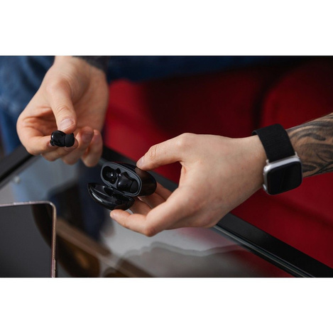 FORCELL F-AUDIO słuchawki bezprzewodowe / bluetooth stereo TWS CLEAR Sound czarne