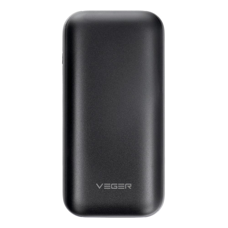 Bateria zewnętrzna (Powerbank) VEGER S10 - 10 000mAh LCD Quick Charge PD 20W czarny (W1135)