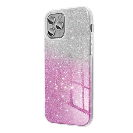 Futerał SHINING do SAMSUNG Galaxy S24 transparent/róż