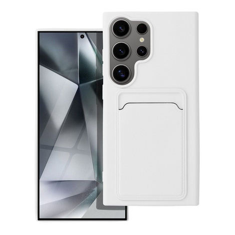 Futerał CARD CASE do SAMSUNG S24 Ultra biały