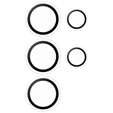PanzerGlass Hoops Objektivschutz aus gehärtetem Glas für Samsung Galaxy S25 Ultra Clear