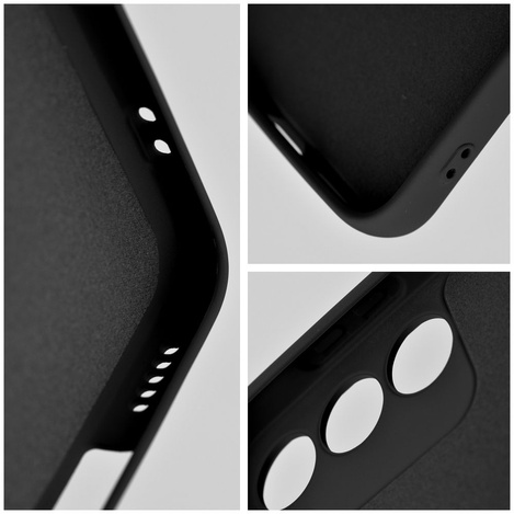 Etui do Samsung S24+ (Plus) czarne + Szkło na ekran + Szkło na aparat	