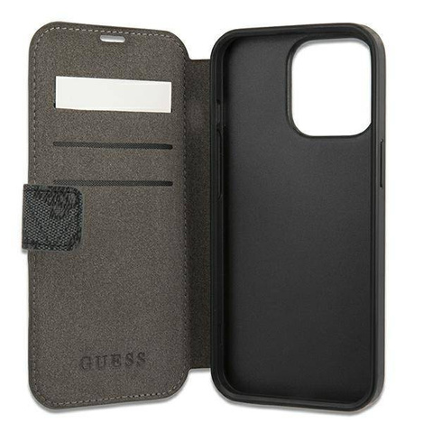 Guess GUBKP13L4GMGGR iPhone 13 Pro / 13 6.1 &quot;gray / gray book 4G Big Metal Logo
