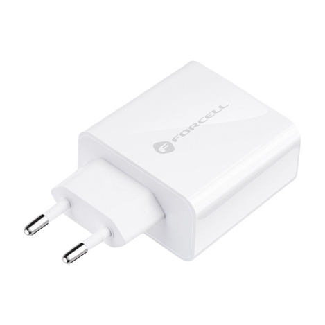 Forcell Ładowarka Sieciowa ze złączem USB typ C - 3A 45W z funkcją ładowania PD i QC 4.0
