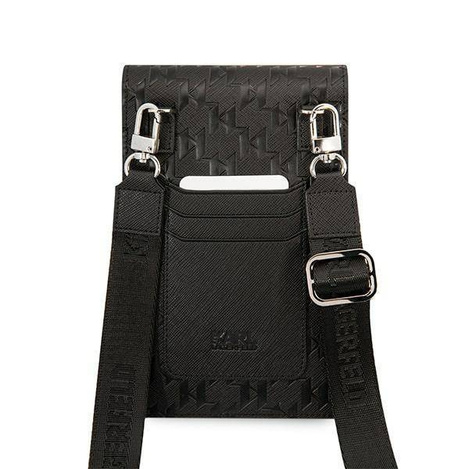 Bag Karl Lagerfeld Monogram Plate (KLWBSAMSMK) black