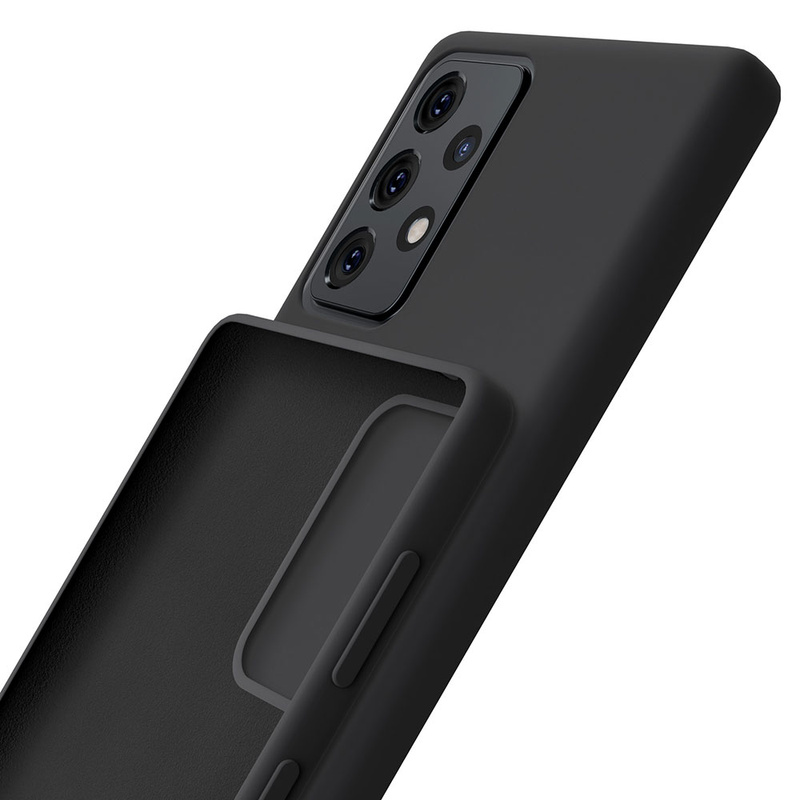 3MK SILICONE CASE SAMSUNG A52 4G/5G A52s 5G BLACK