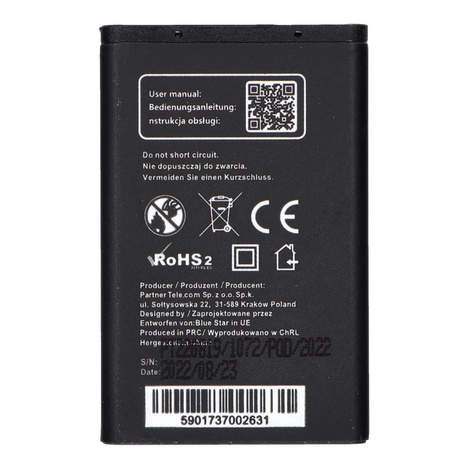 Bateria do Nokia 3100/3650/6230/3110 Classic  900 mAh Li-Ion Blue Star