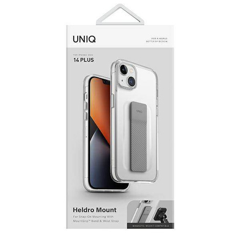 UNIQ etui Heldro Mount iPhone 14 Plus 6,7" przeźroczysty/lucent clear