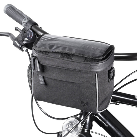 Wozinsky Fahrrad Lenkertasche Fahrrad Umhängetasche schwarz (WBHBB-01)