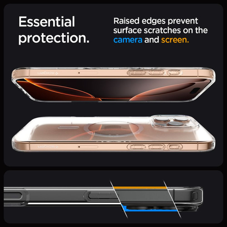 Etui Spigen Liquid Crystal MagSafe na iPhone 16 Pro Max - przezroczyste