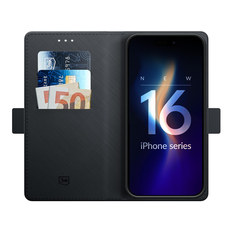 3MK Wallet Case iPhone 16 Pro Max 6.9"