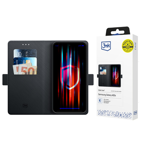 3MK Wallet Case Sam A05s czarny/black