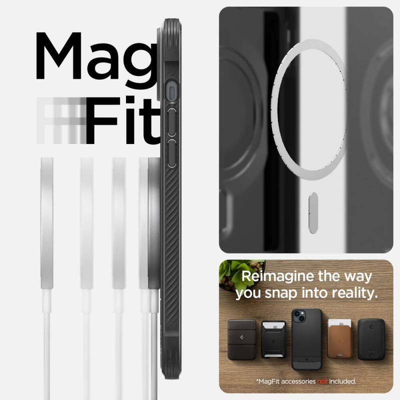Spigen RUGGED ARMOR MAG MAGSAFE IPHONE 14 PLUS MATTE BLACK